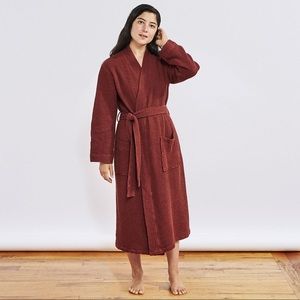 Coyuchi unisex waffle robe